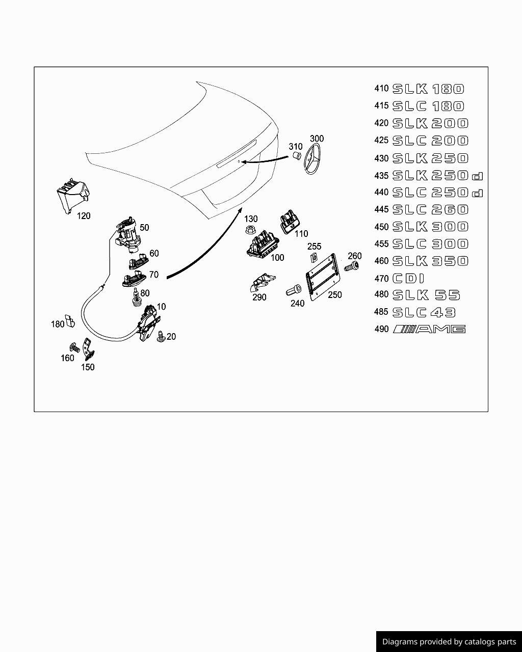 Car part diagram