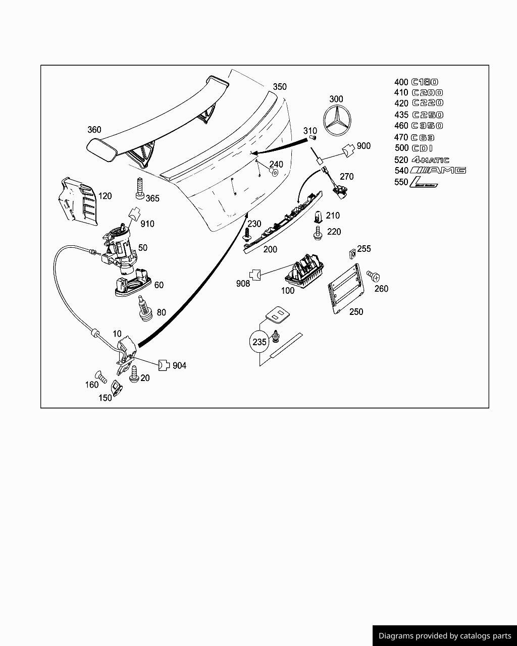 Car part diagram