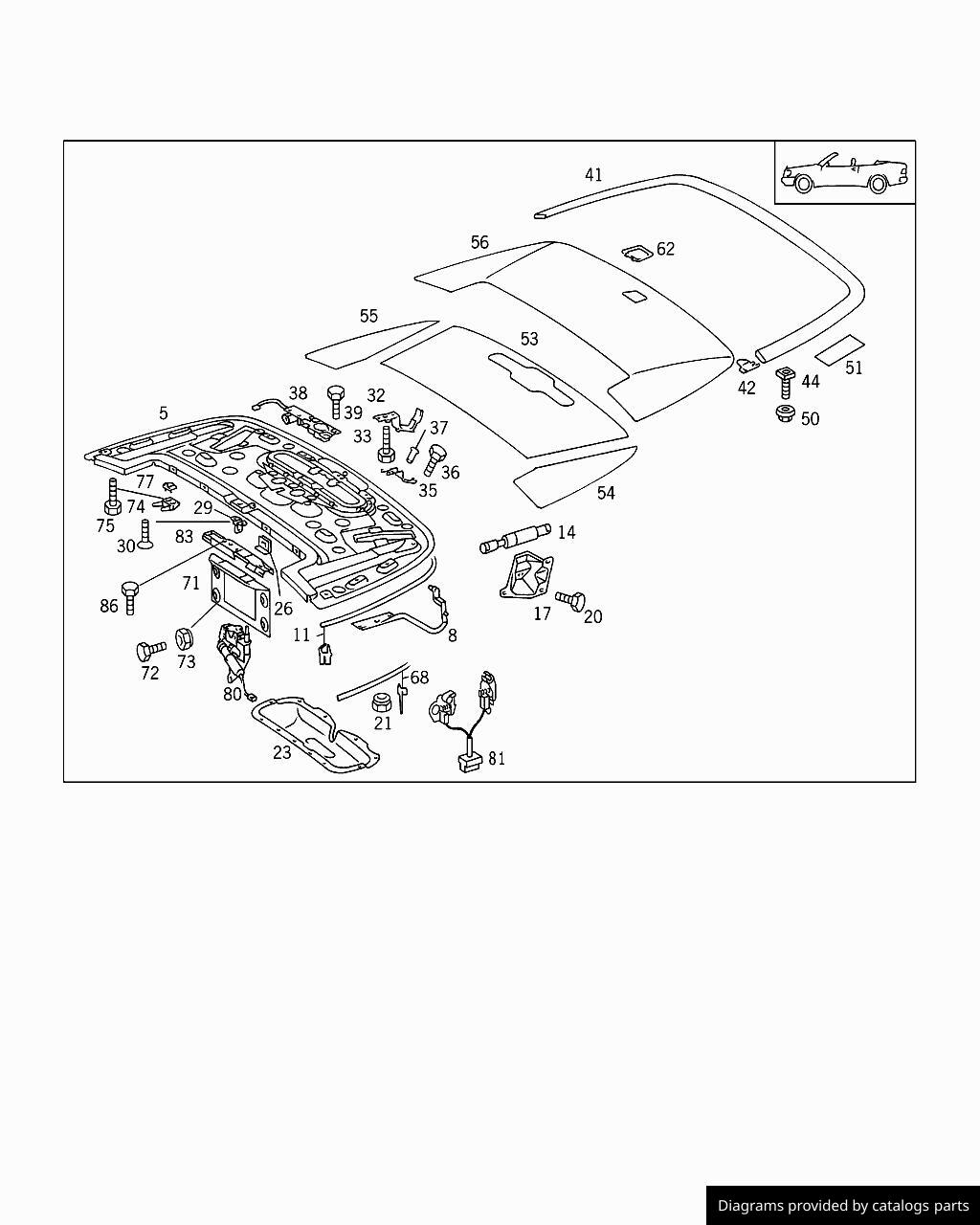 Car part diagram