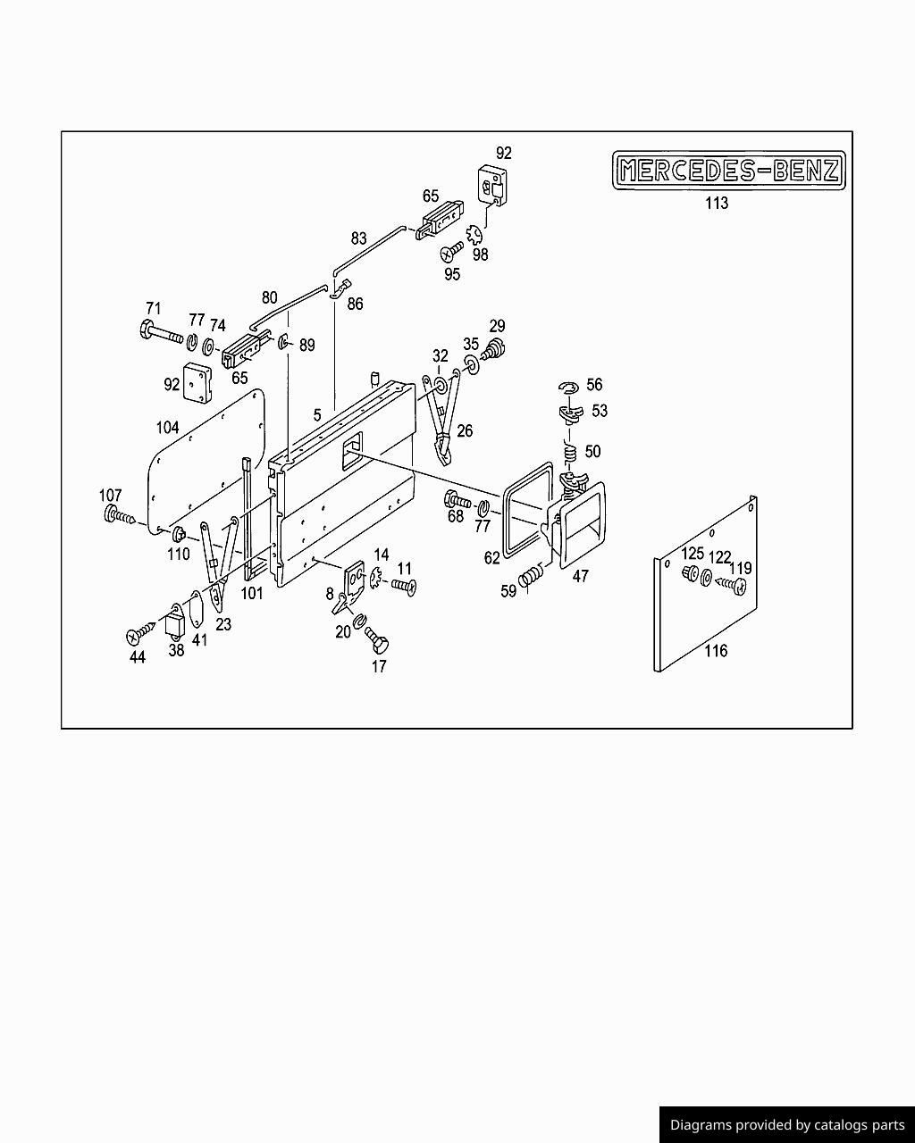 Car part diagram