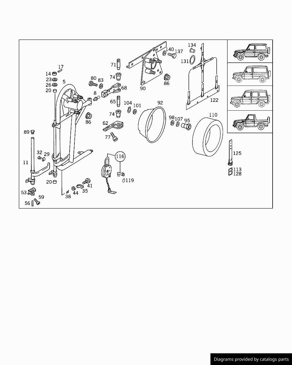 Car part diagram