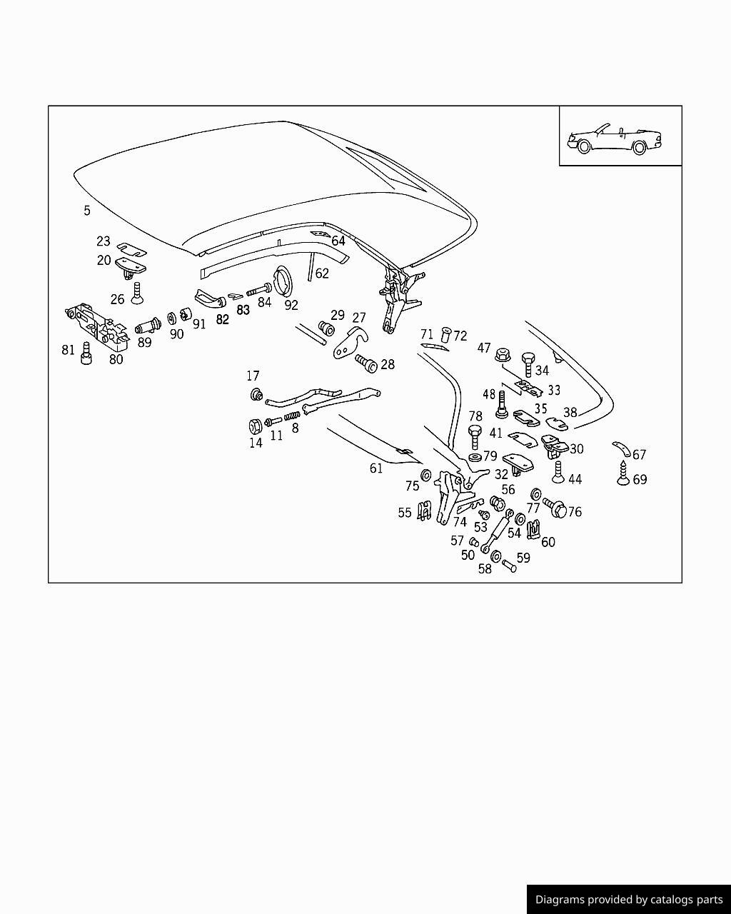 Car part diagram