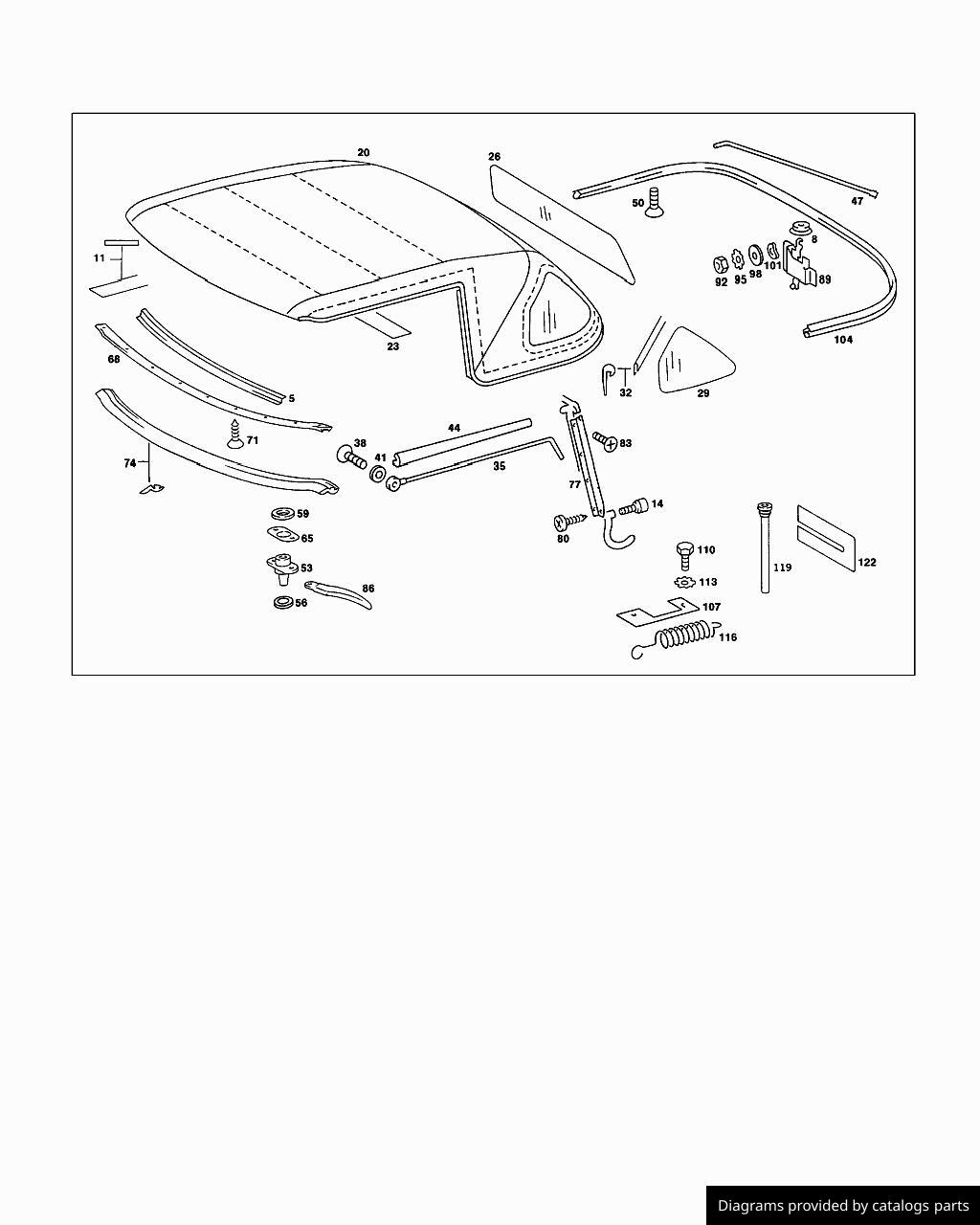 Car part diagram