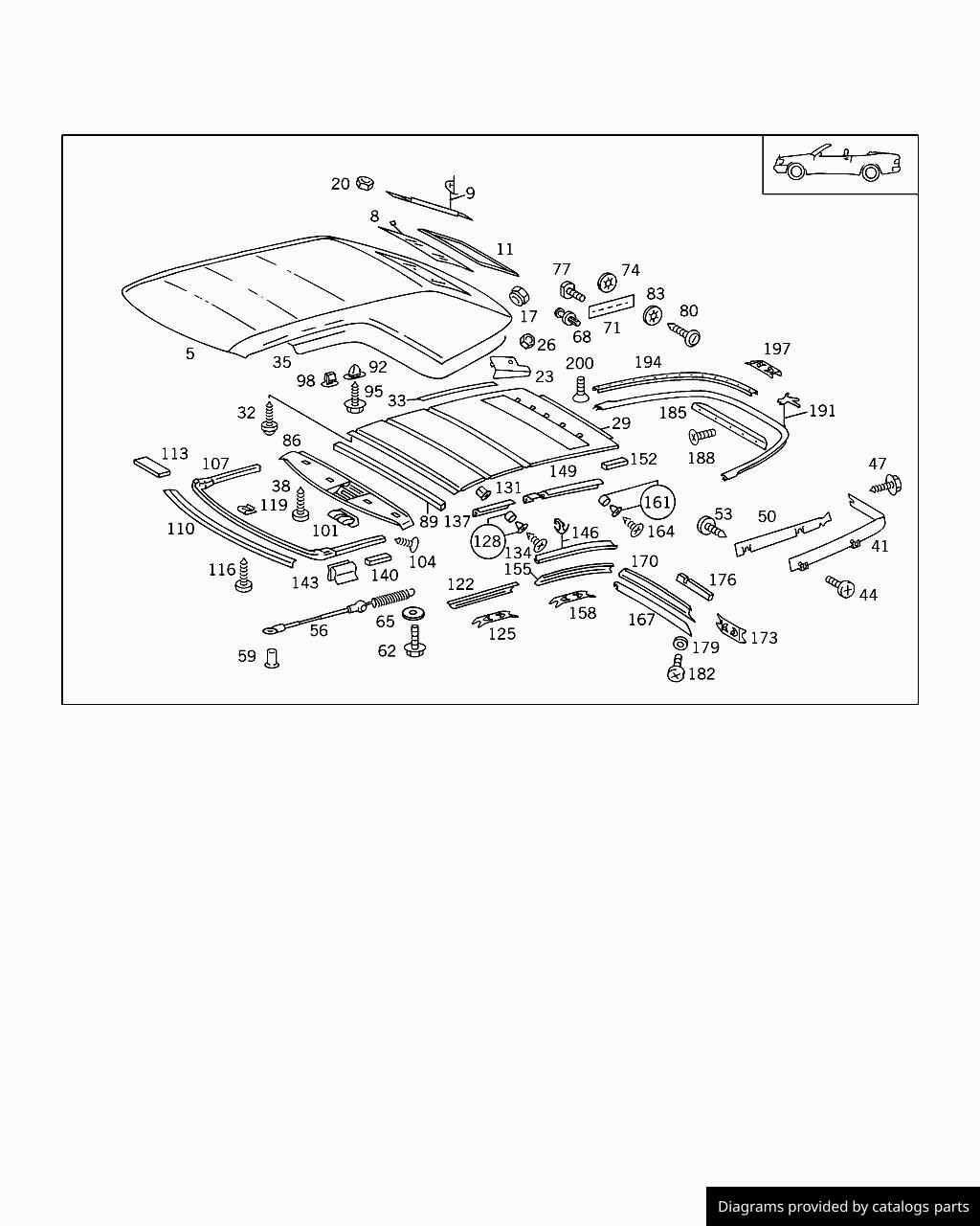 Car part diagram