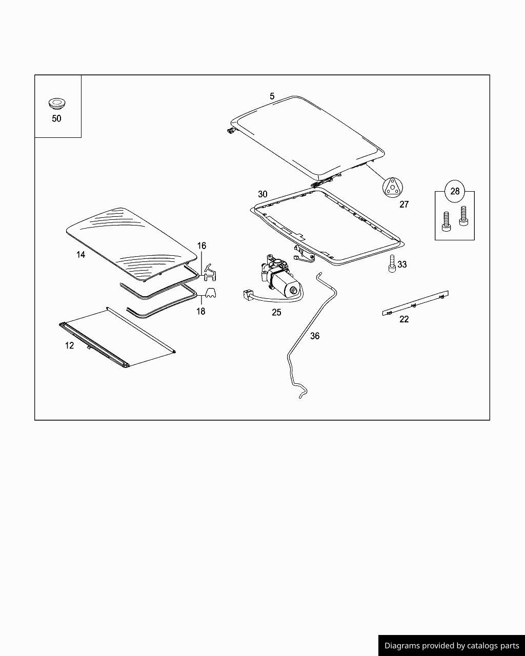 Car part diagram