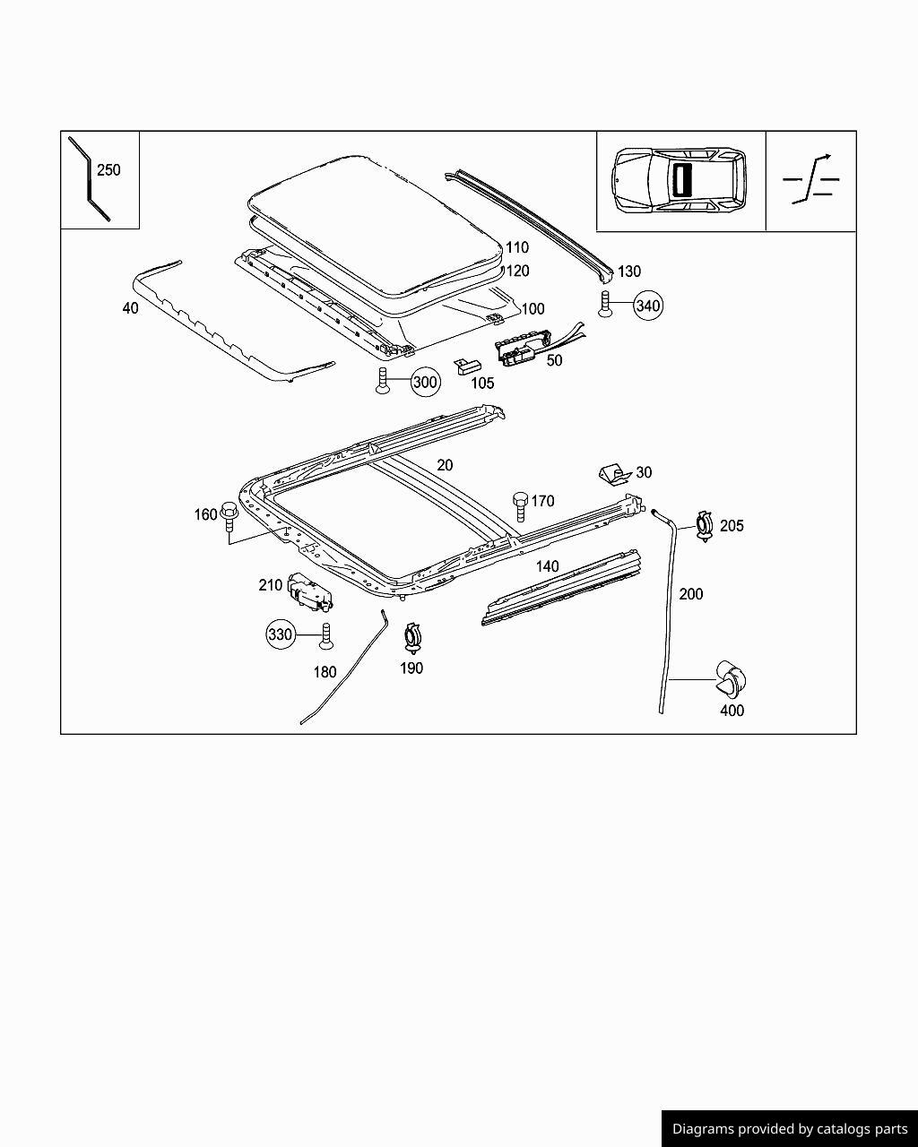 Car part diagram