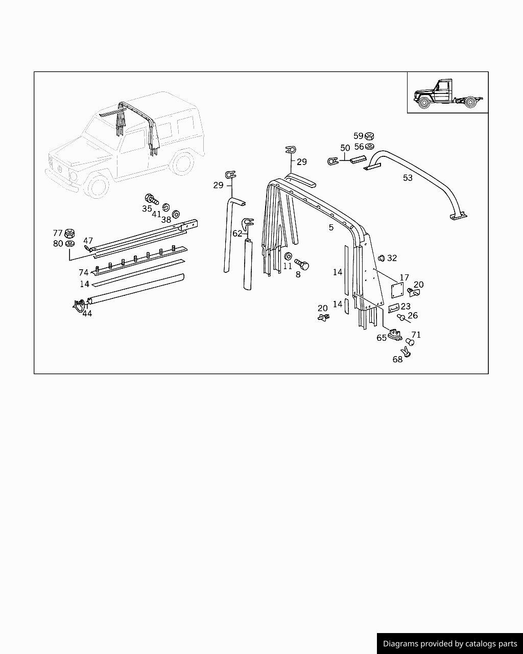 Car part diagram