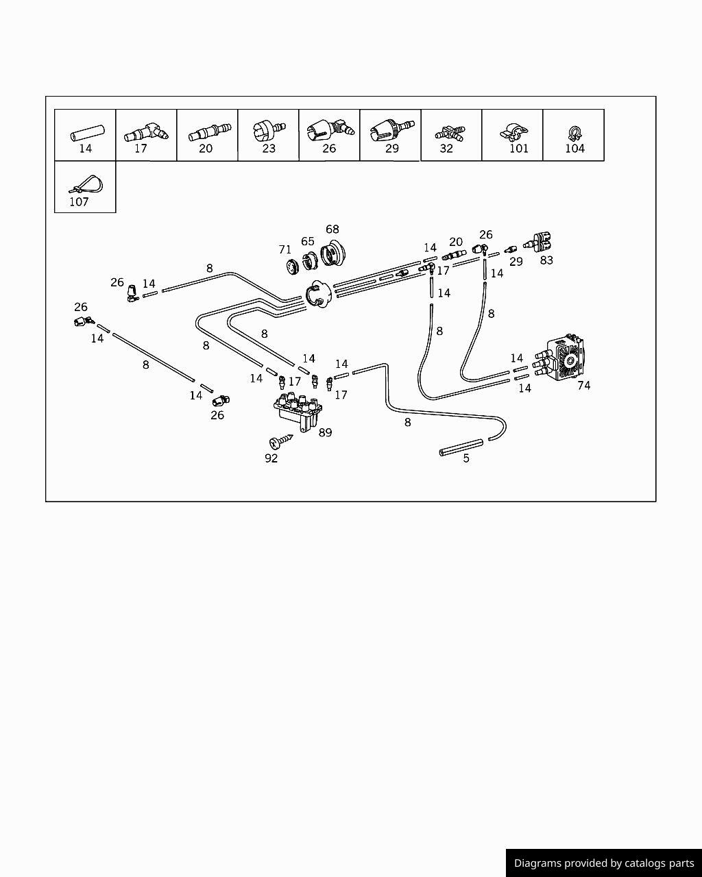 Car part diagram