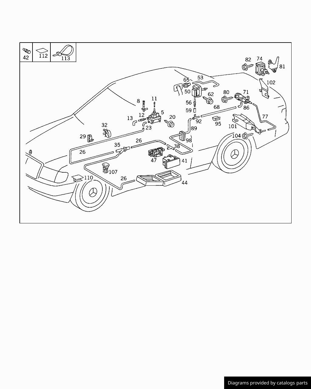 Car part diagram