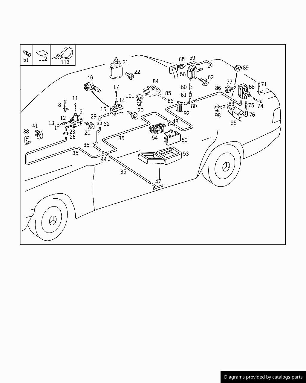 Car part diagram