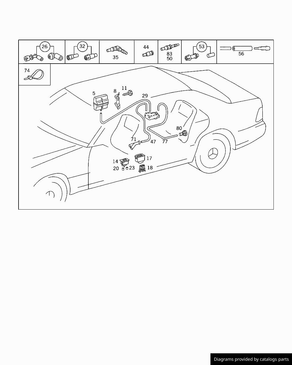 Car part diagram