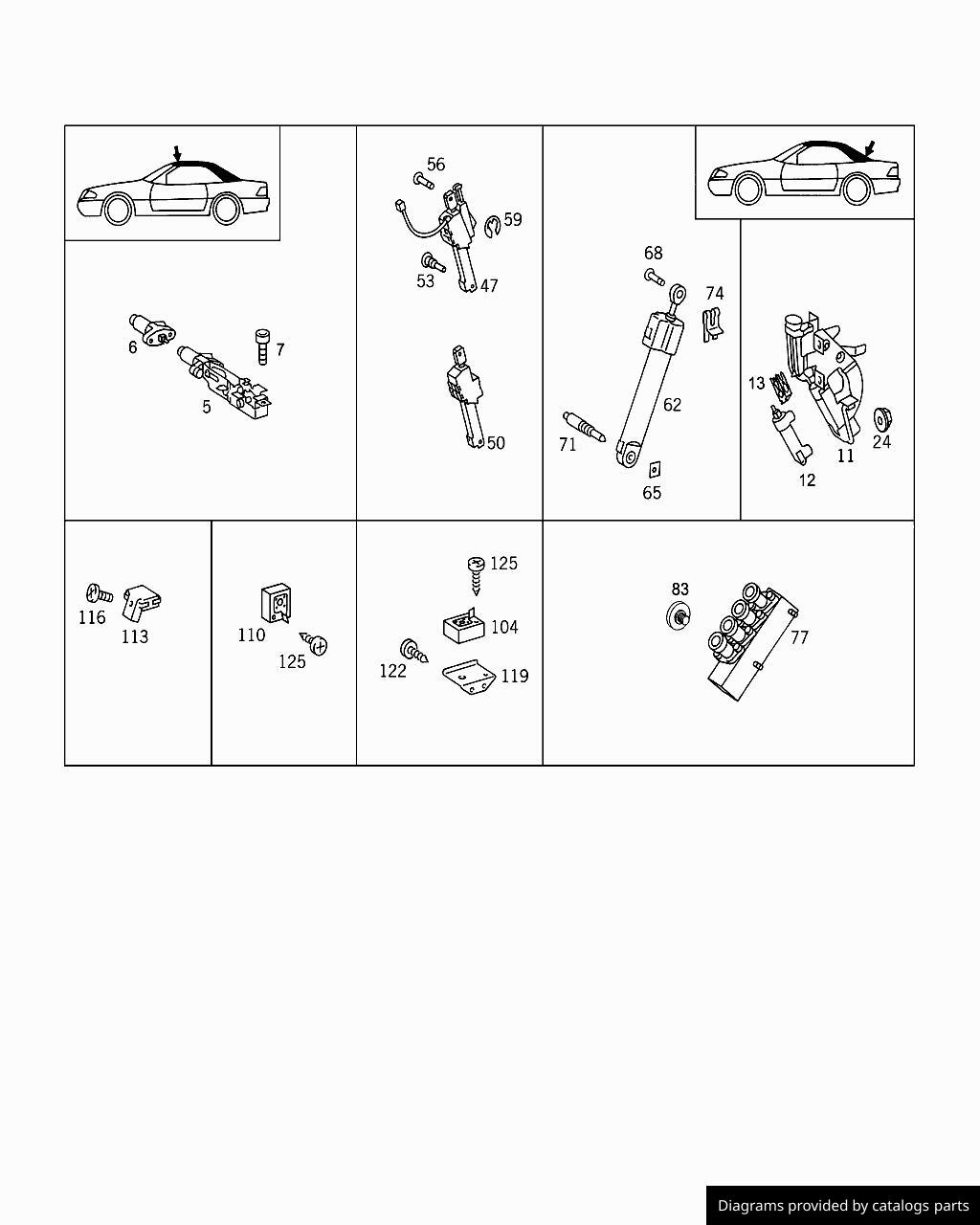 Car part diagram