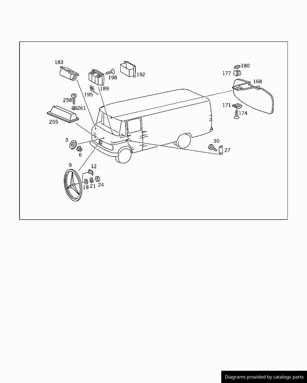 Car part diagram