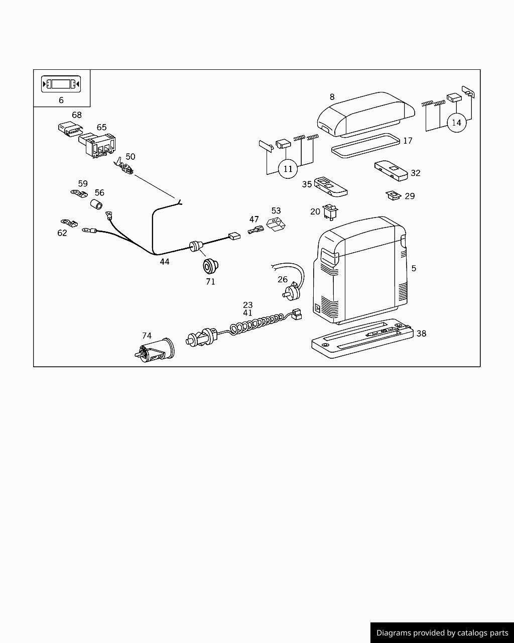 Car part diagram