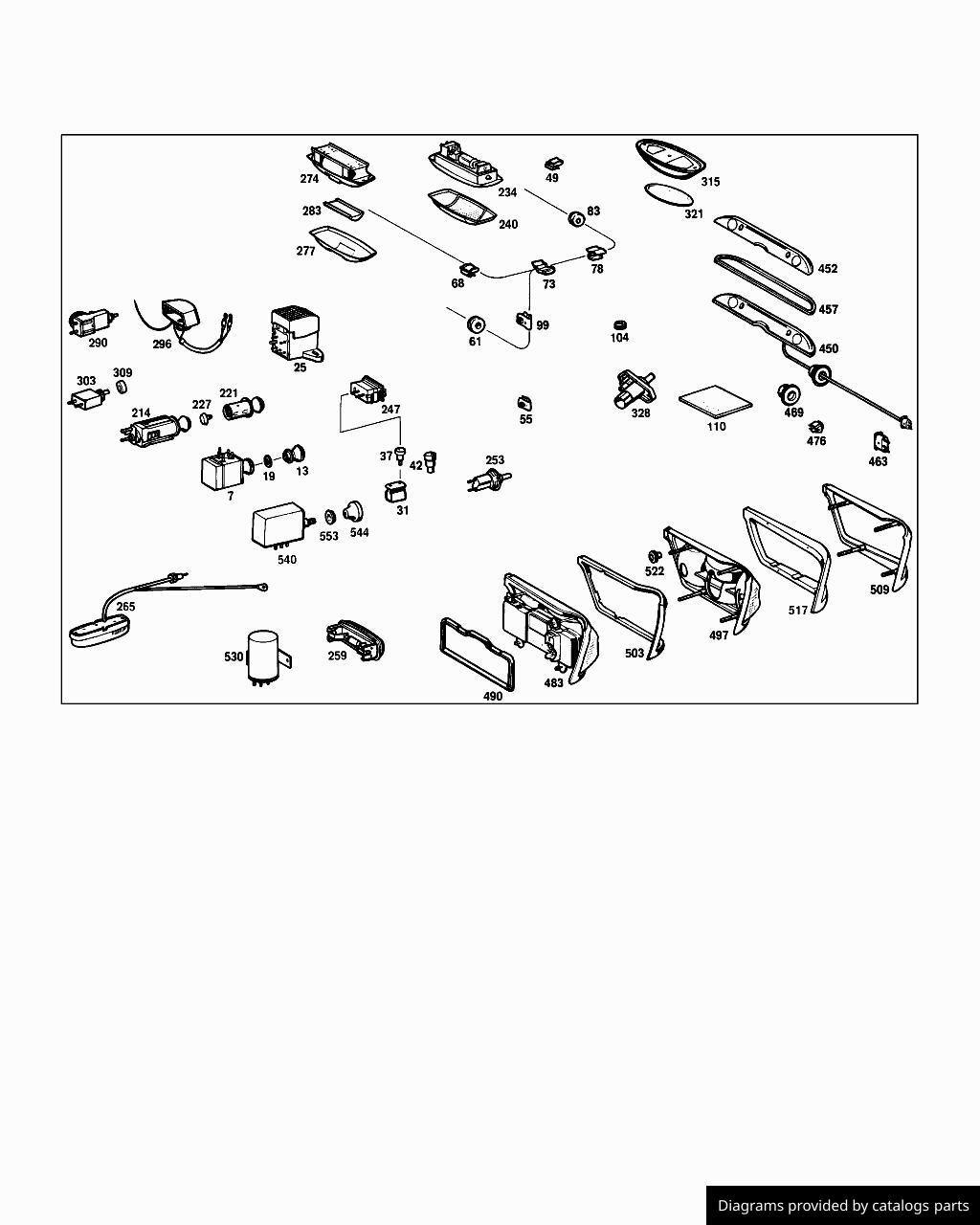 Car part diagram