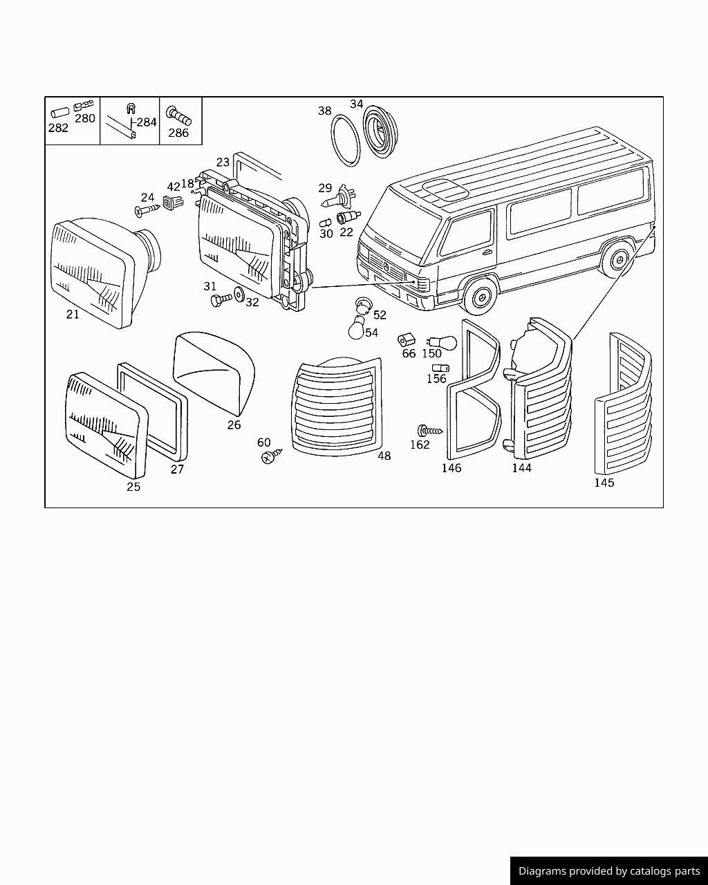 Car part diagram