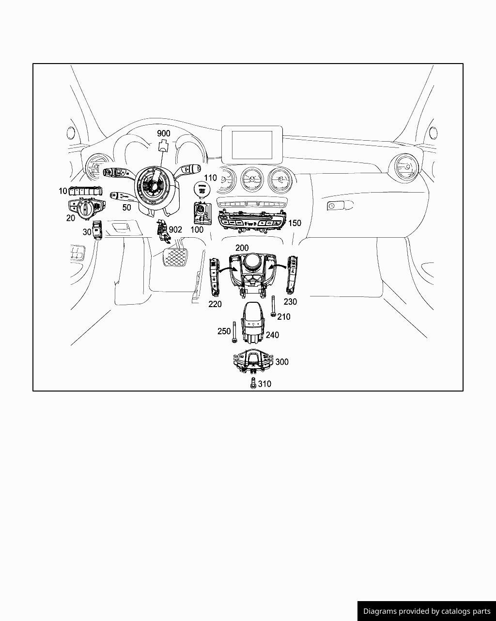 Car part diagram