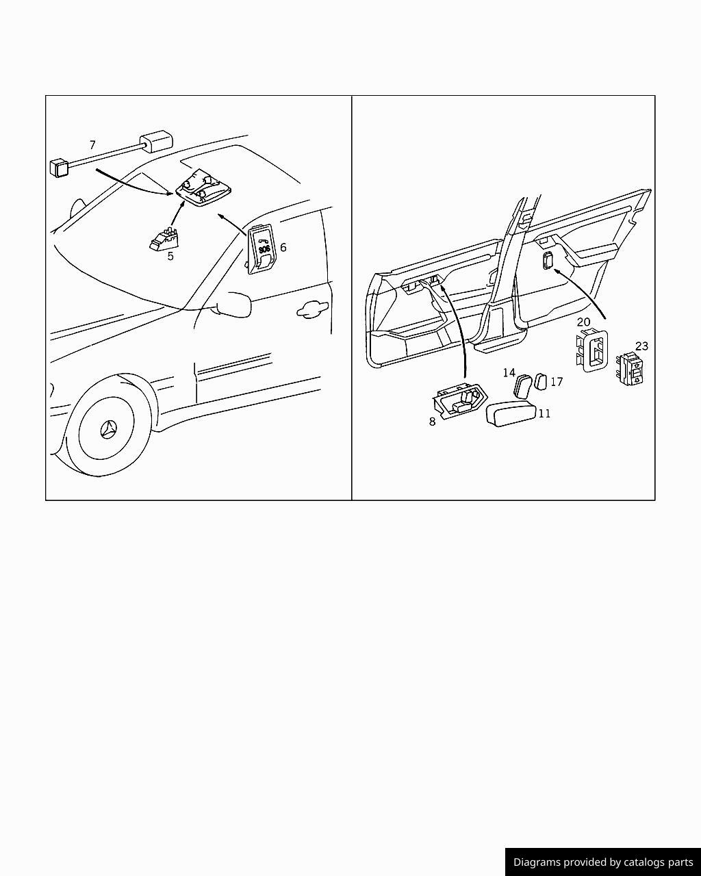 Car part diagram