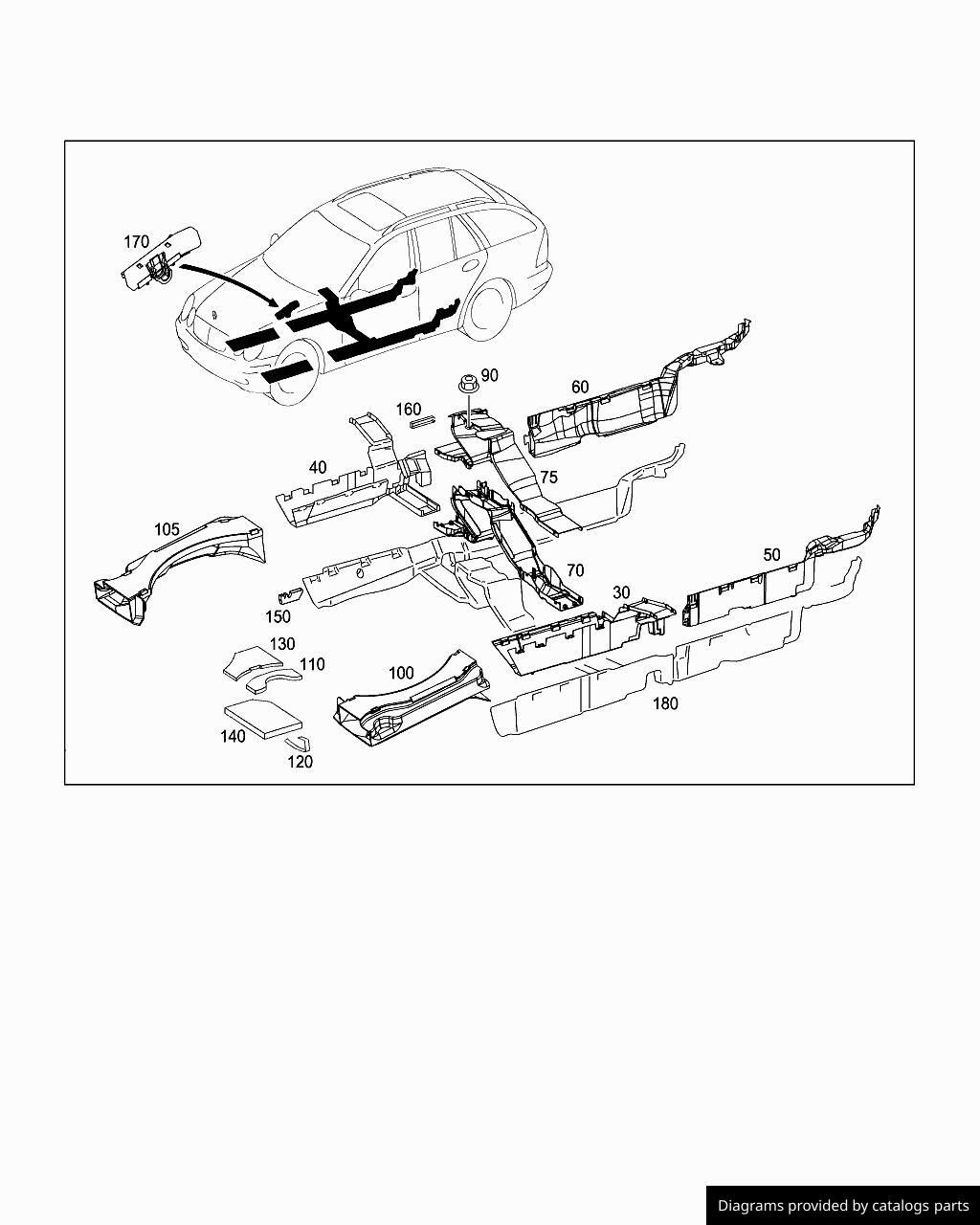 Car part diagram