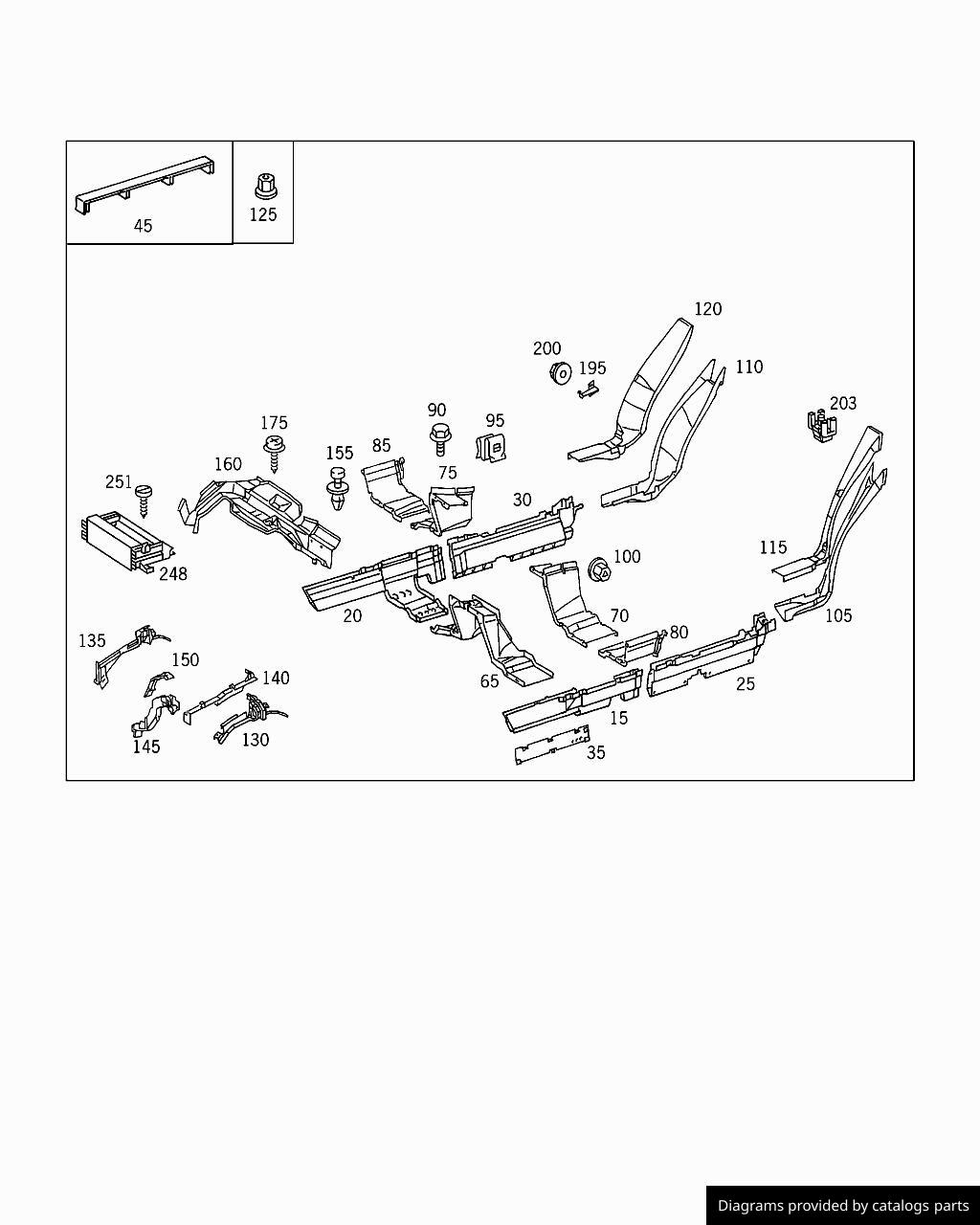Car part diagram