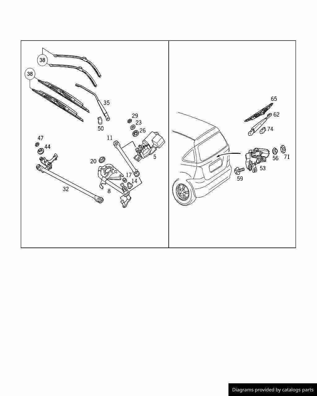 Car part diagram