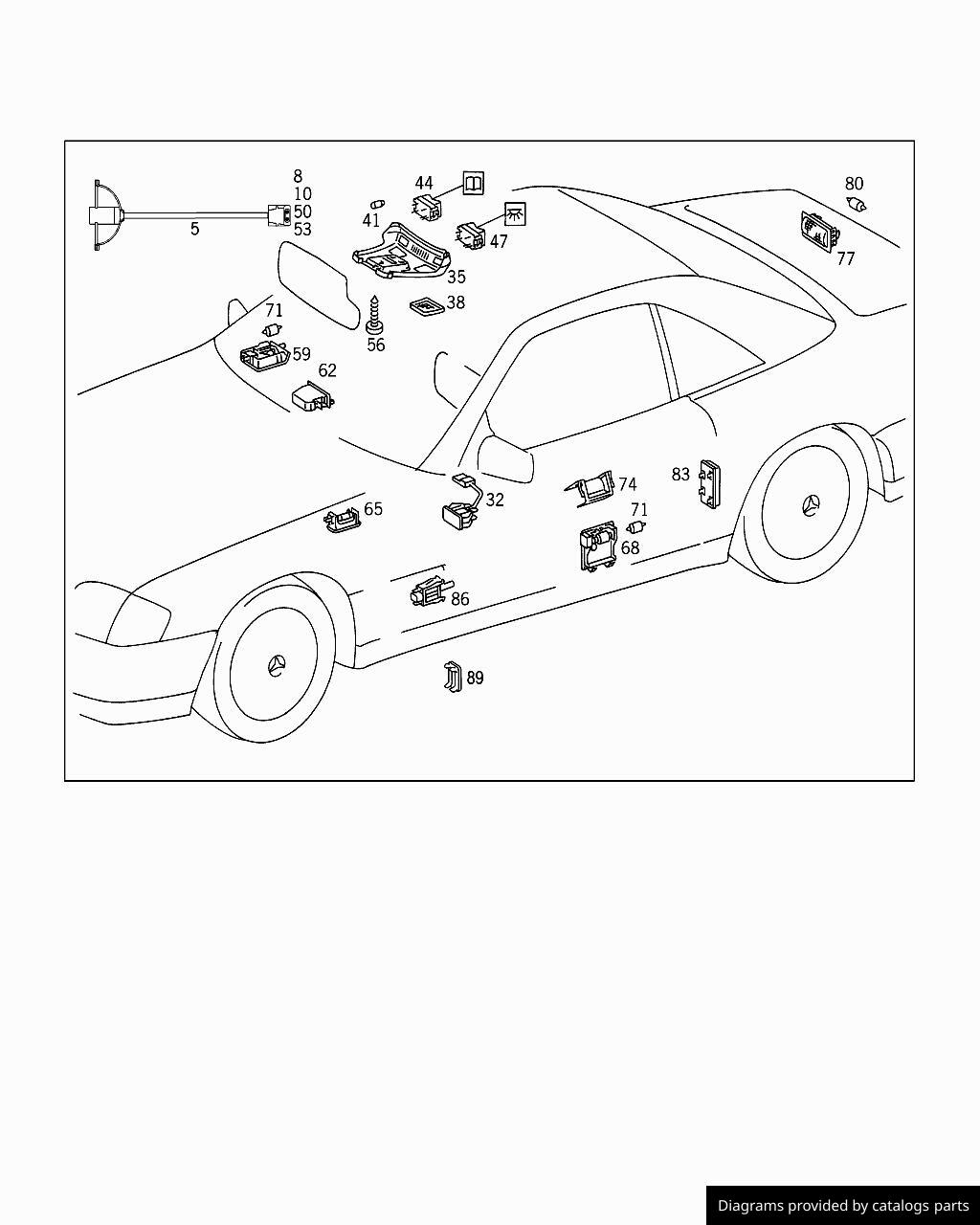Car part diagram
