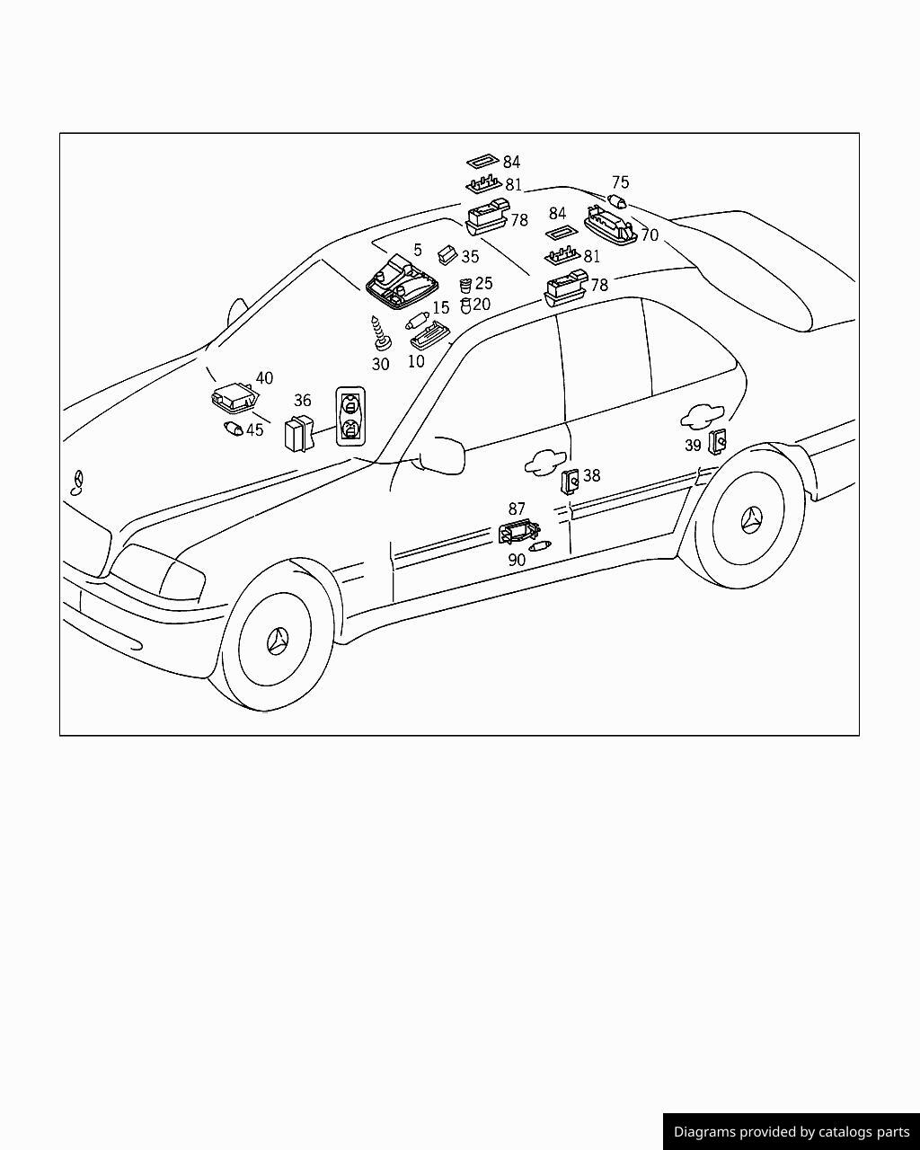 Car part diagram
