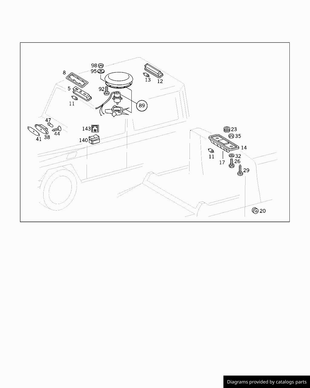 Car part diagram