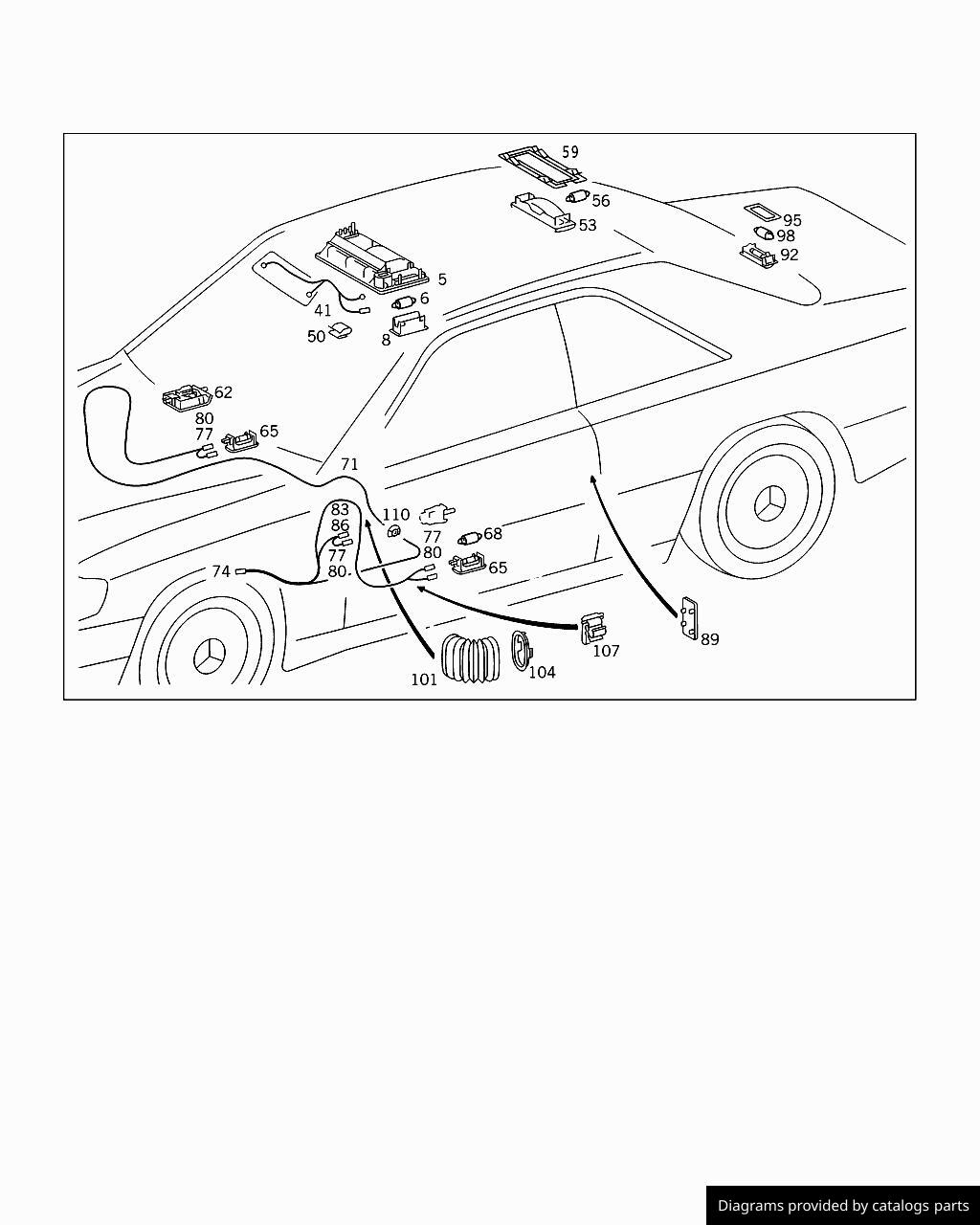 Car part diagram