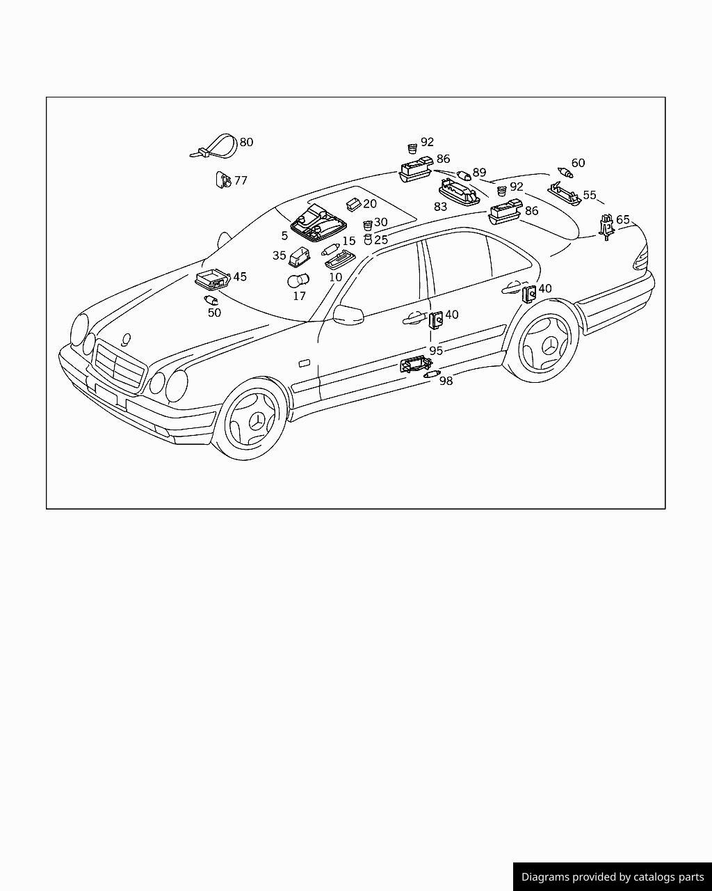 Car part diagram