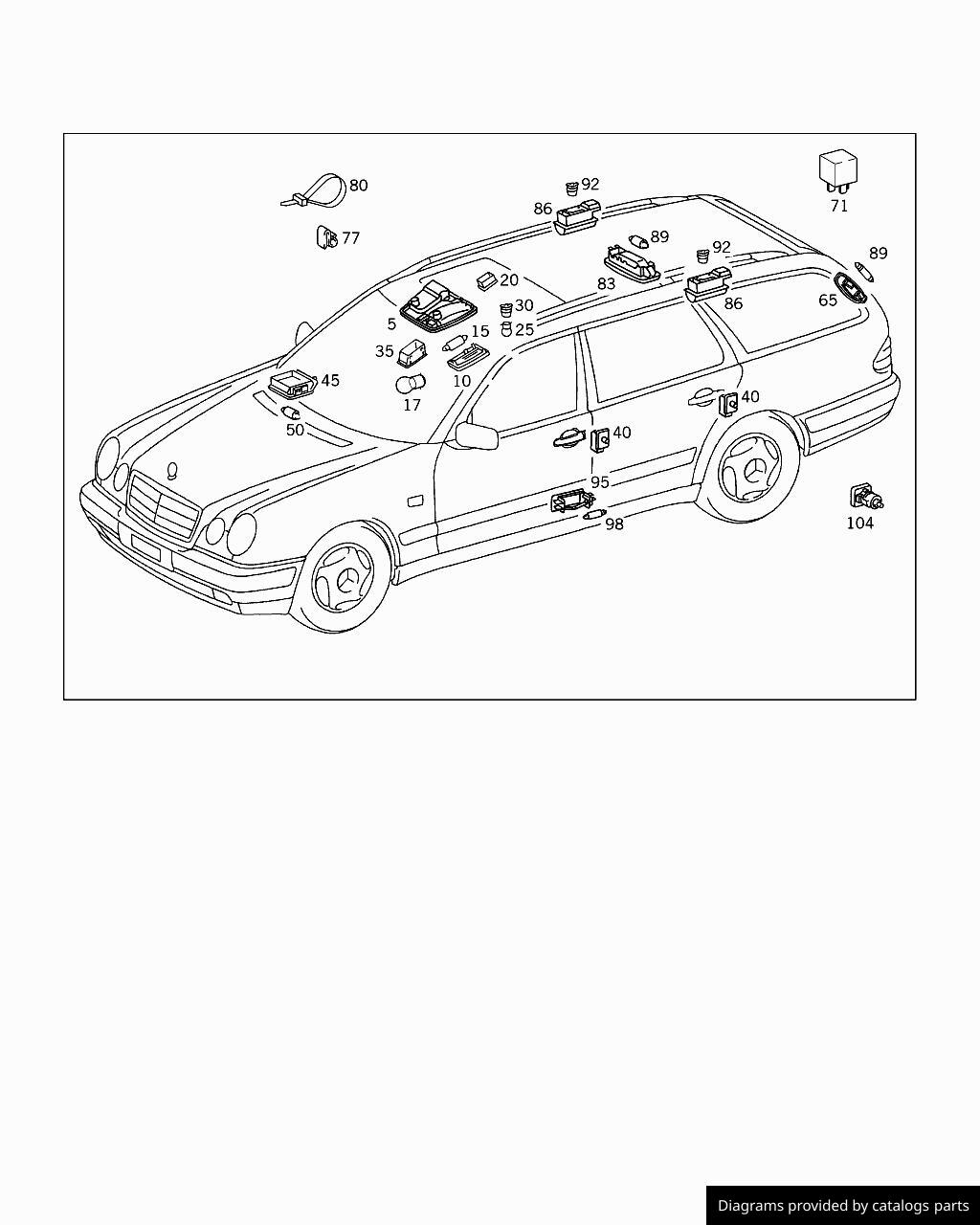 Car part diagram