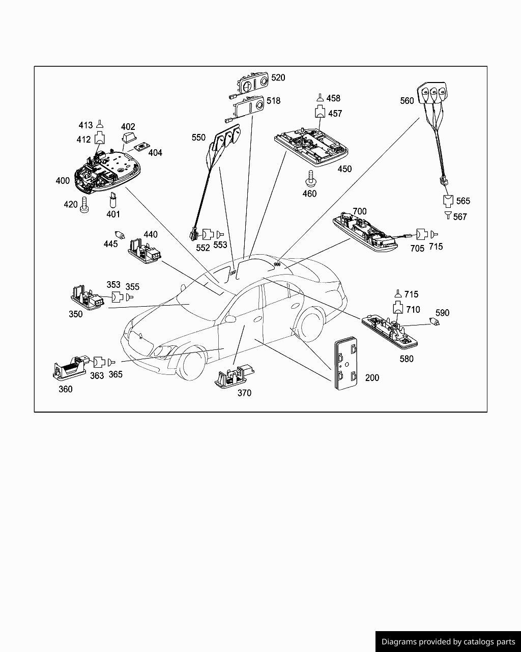 Car part diagram
