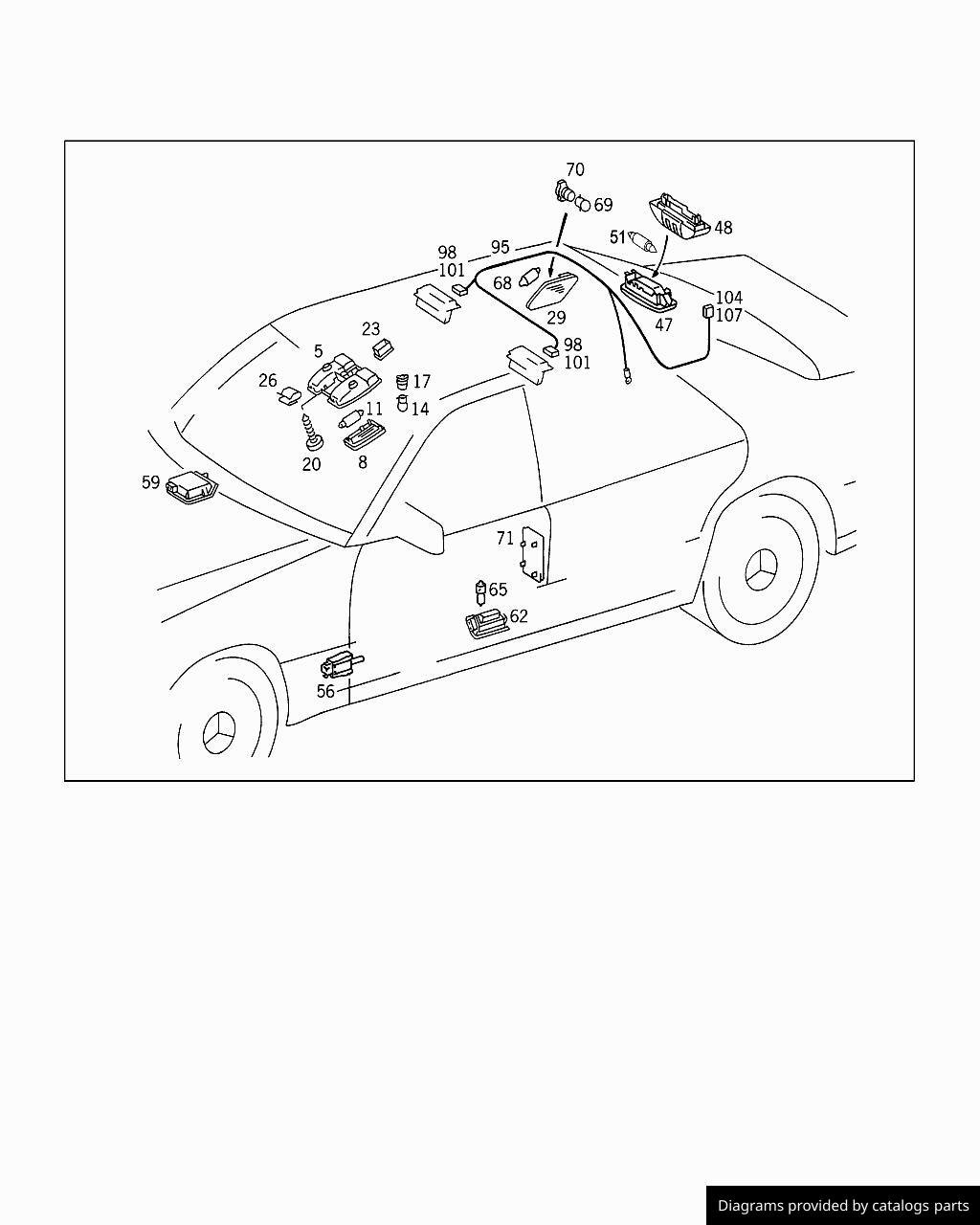 Car part diagram