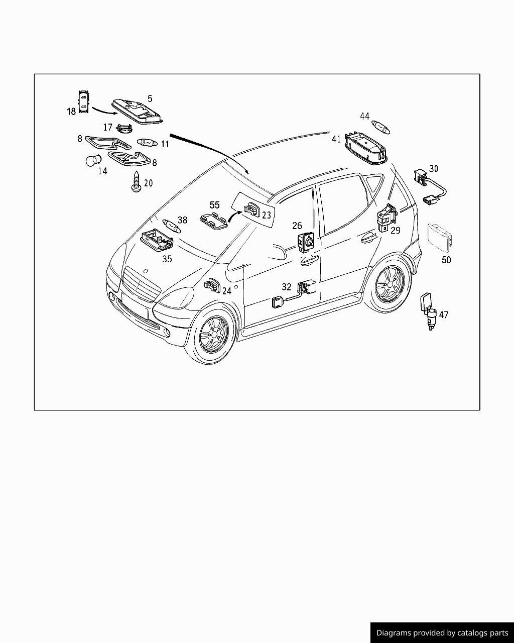 Car part diagram