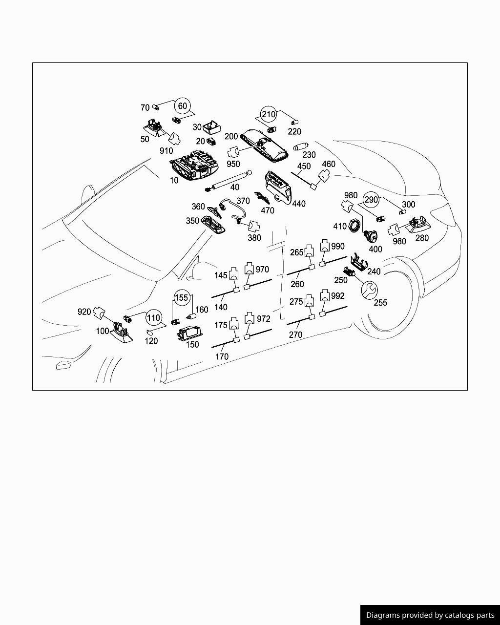 Car part diagram