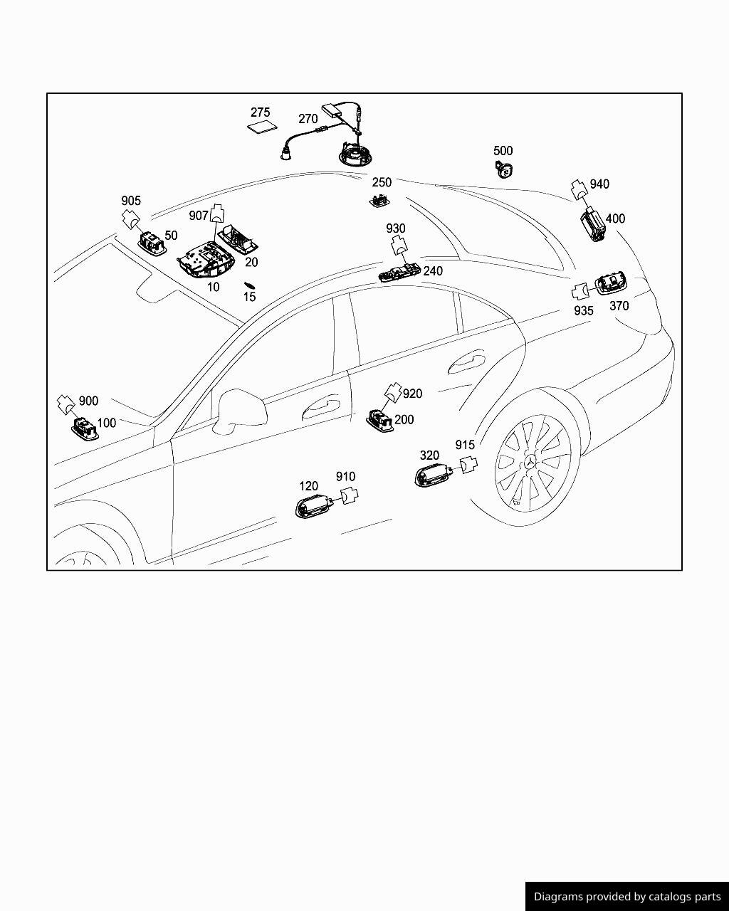 Car part diagram