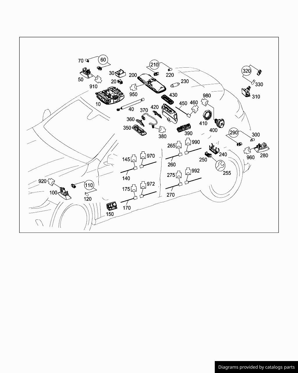 Car part diagram