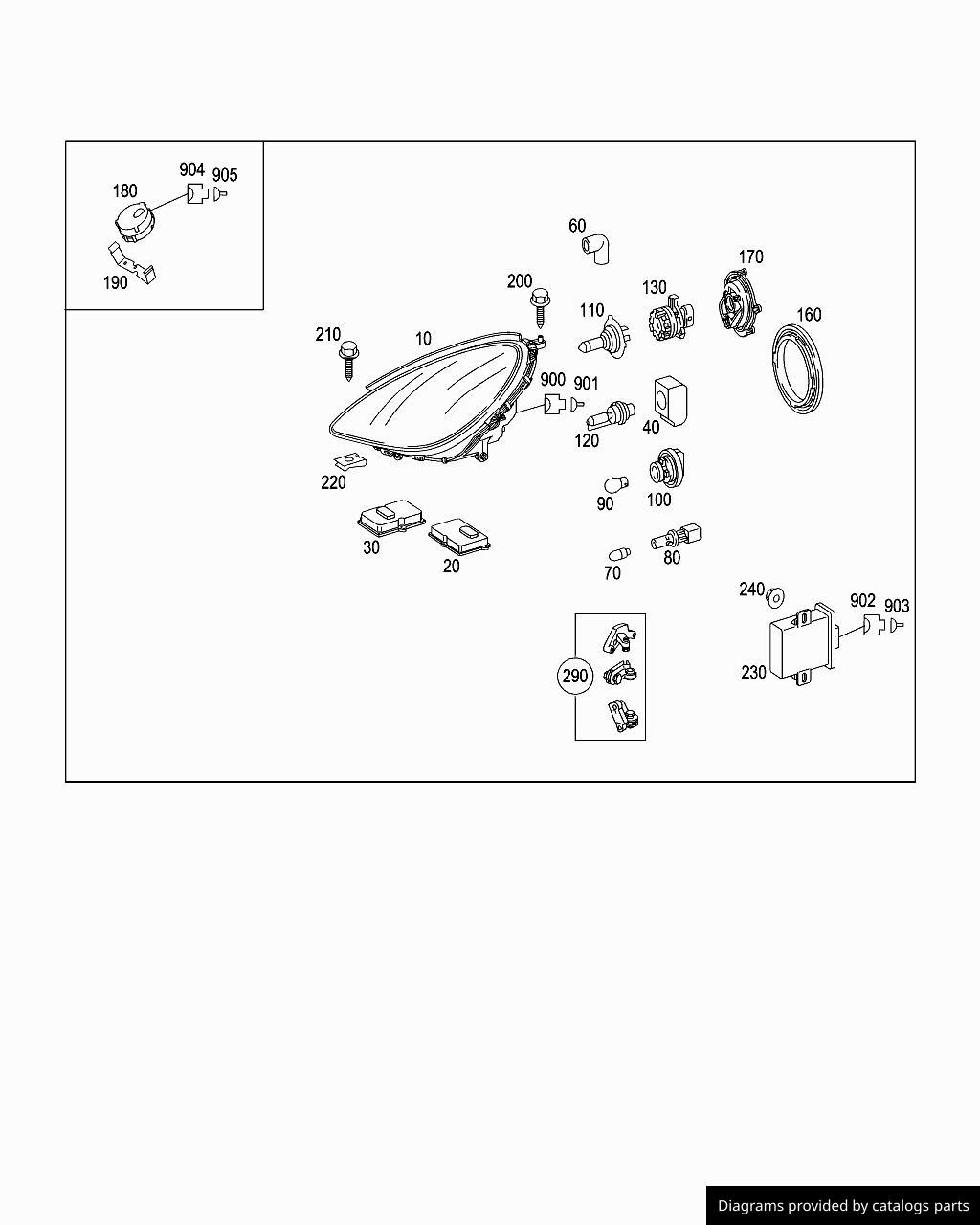 Car part diagram