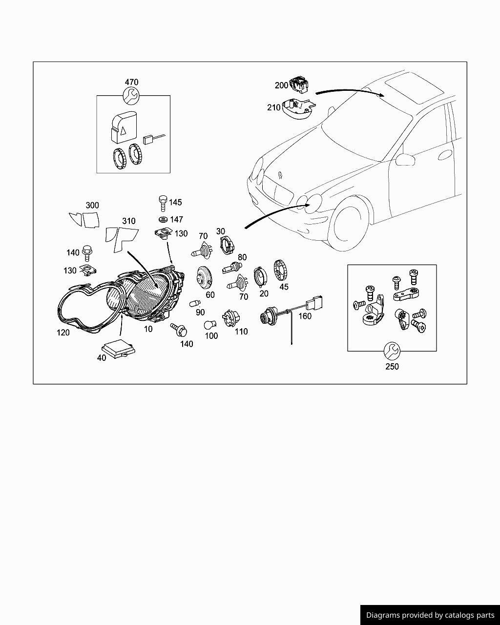 Car part diagram