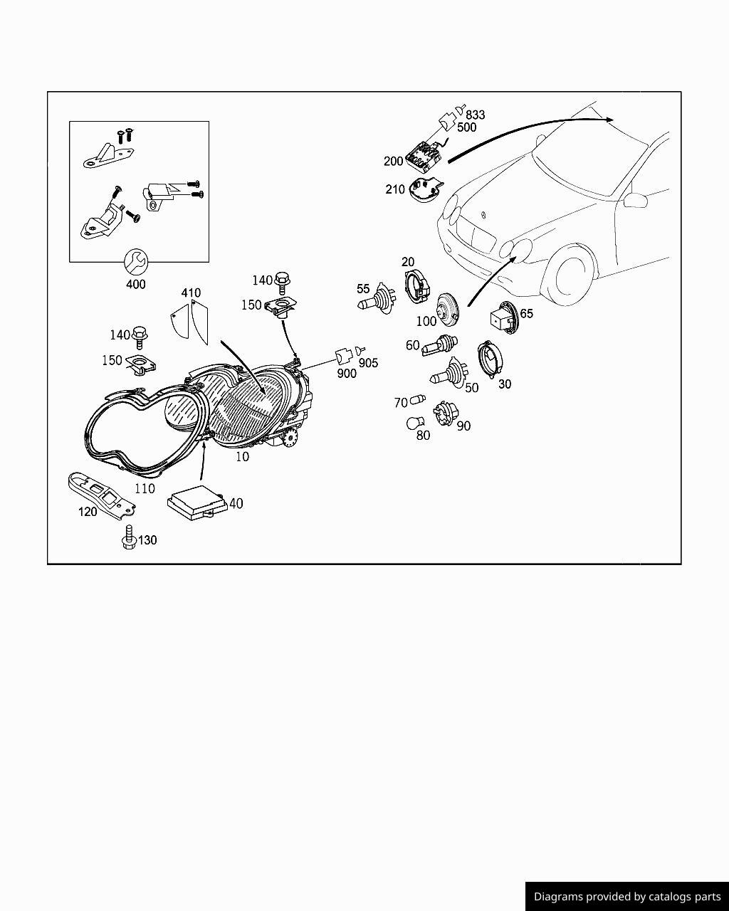 Car part diagram