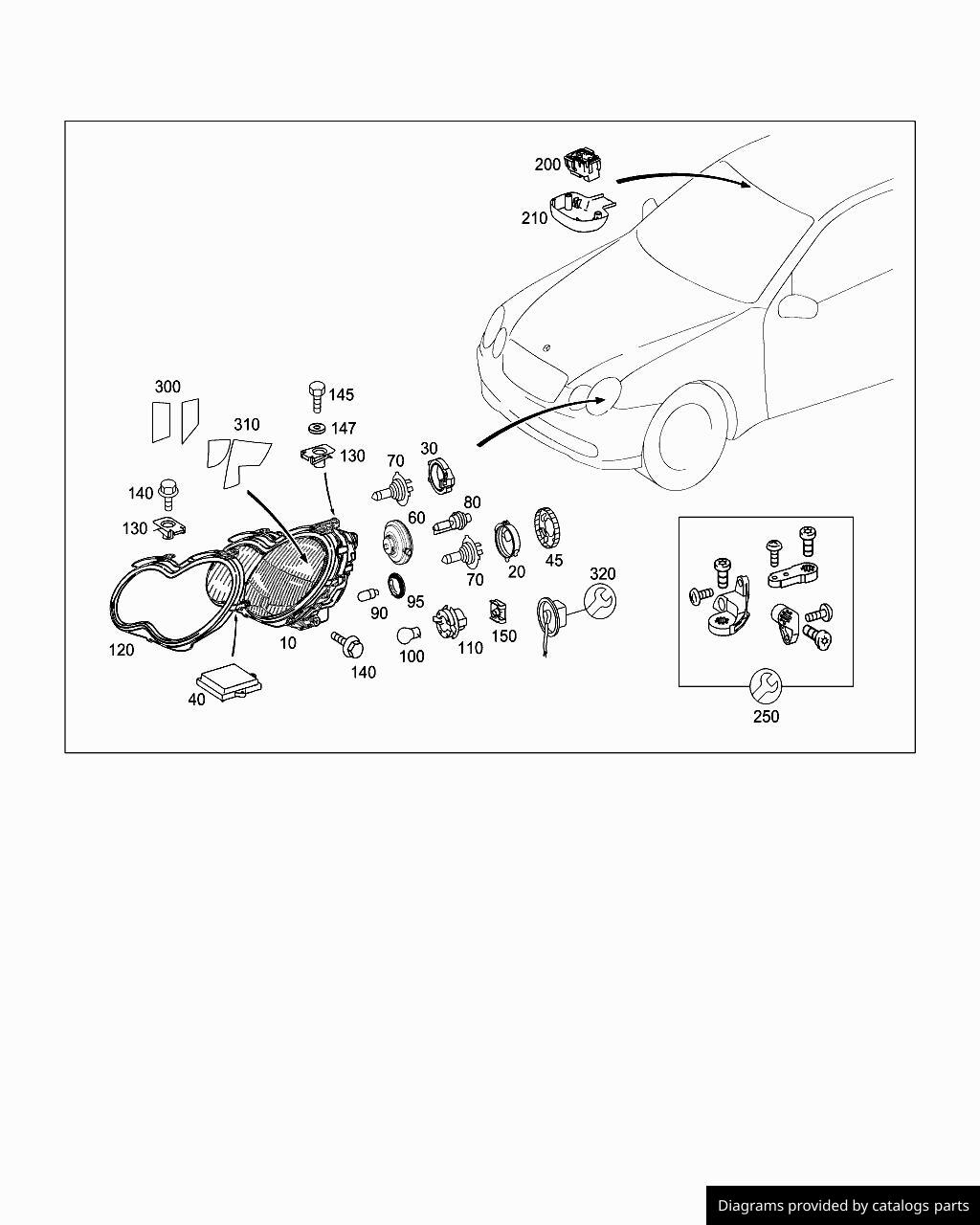Car part diagram