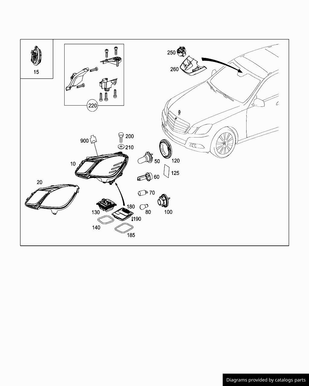 Car part diagram