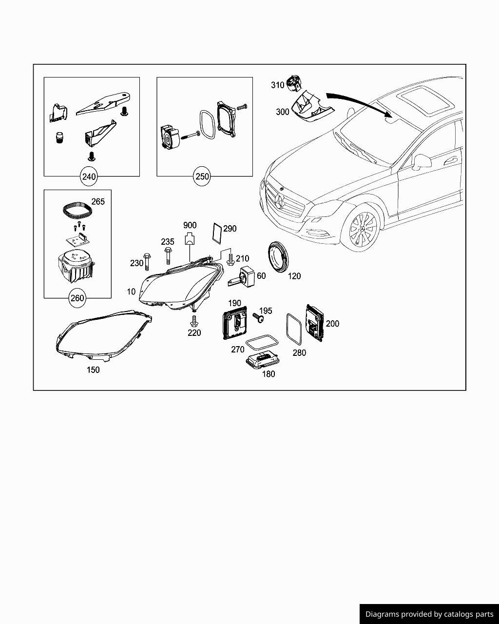 Car part diagram