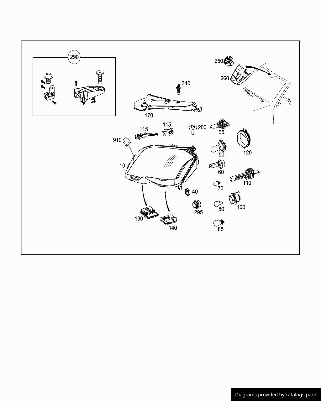 Car part diagram