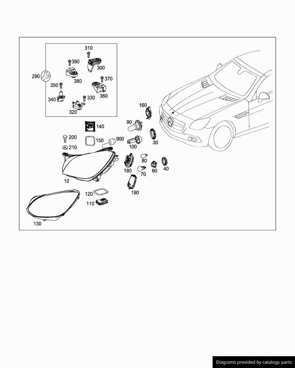 Car part diagram
