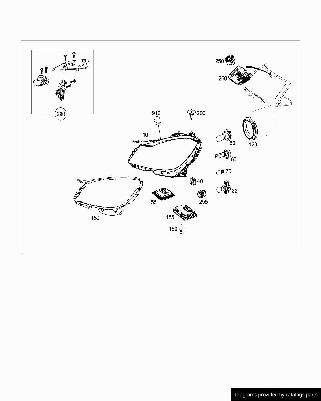 Car part diagram