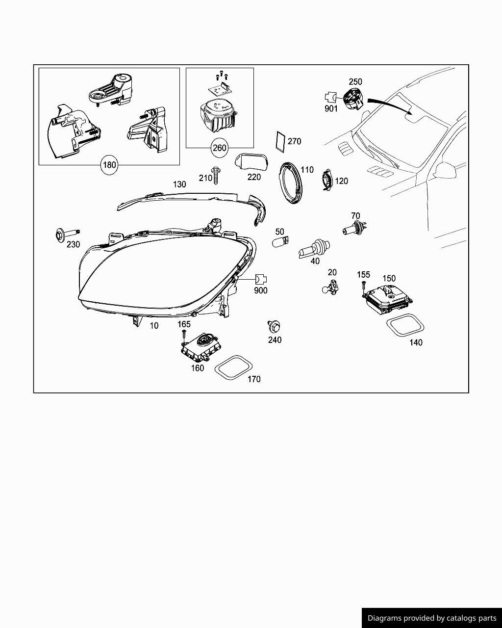 Car part diagram