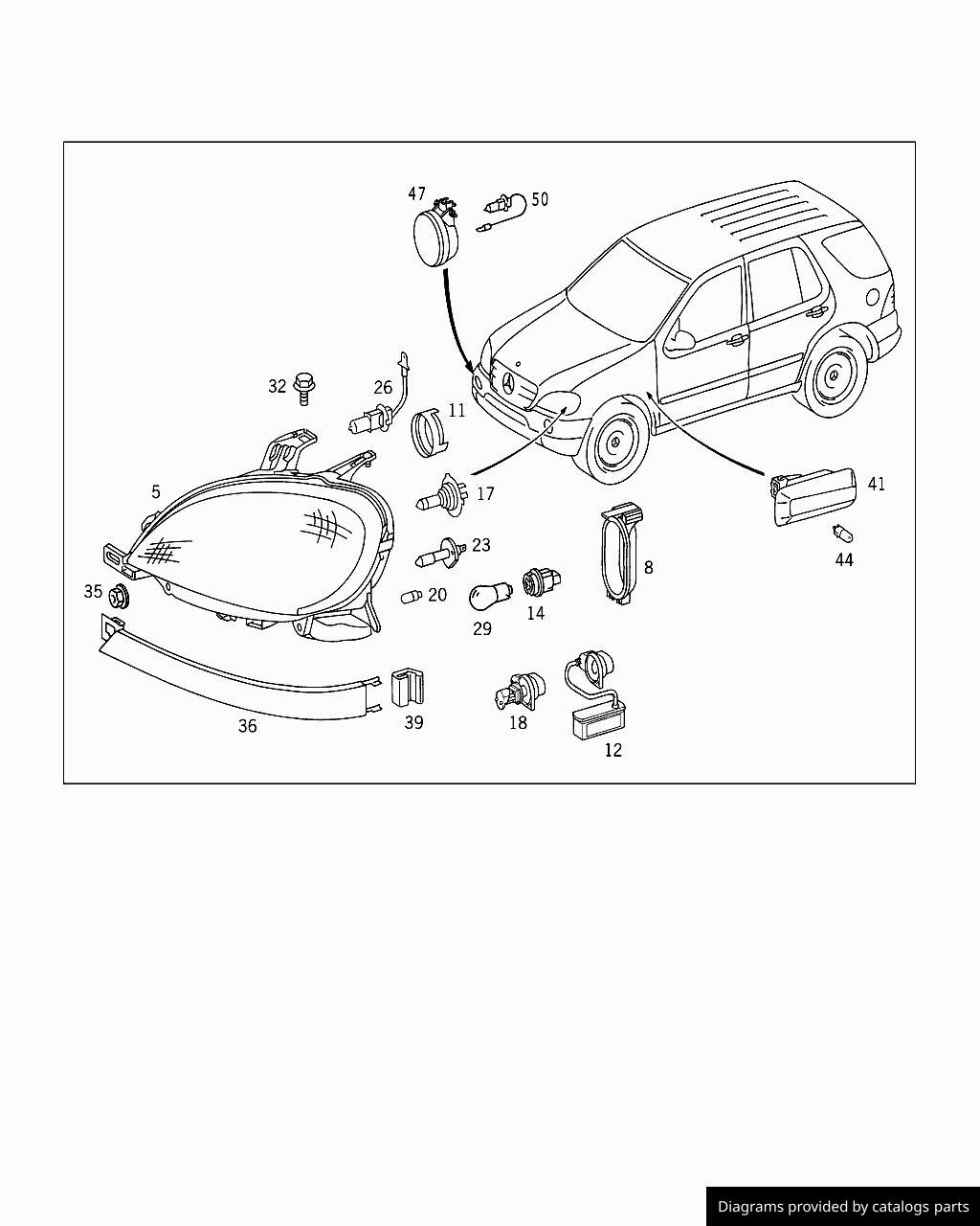 Car part diagram