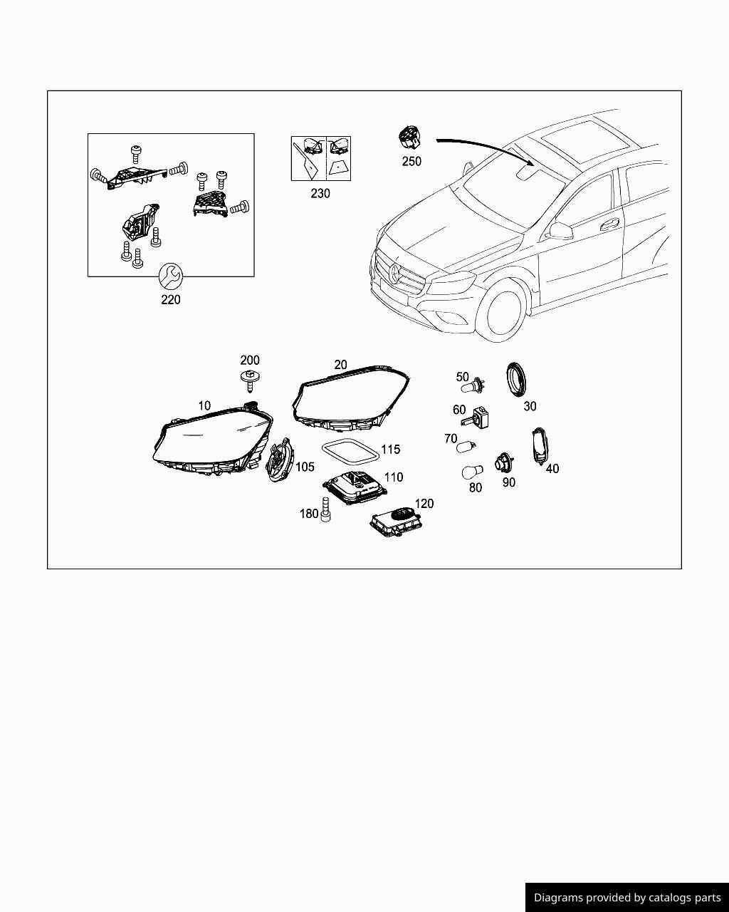 Car part diagram