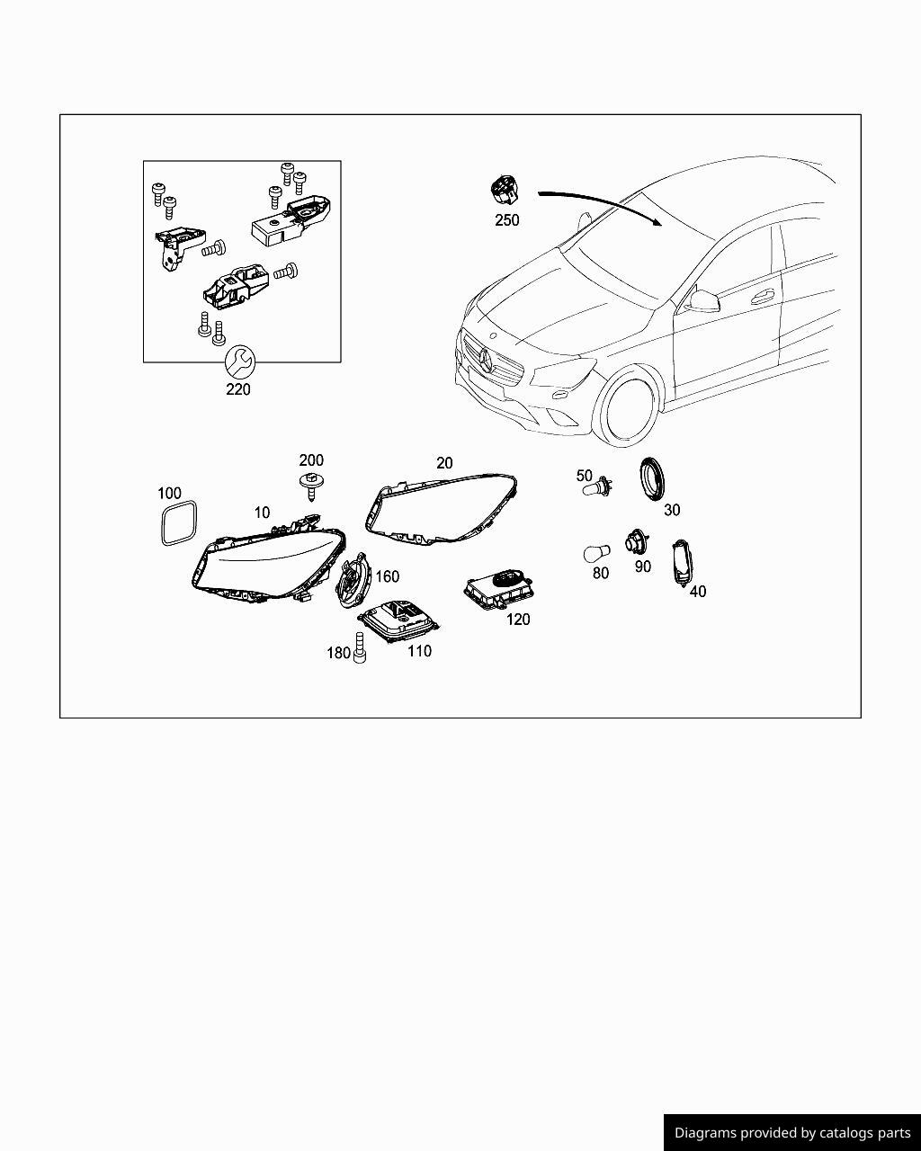 Car part diagram